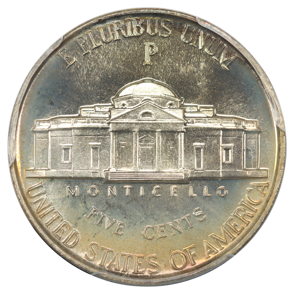 image for: 1942-P Type 2, Silver 5c PCGS PR67