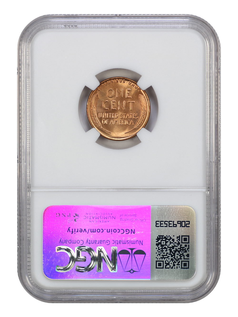 image for: 1938-S/S/S Repunched Mintmark, FS-502 1c NGC MS65 RD