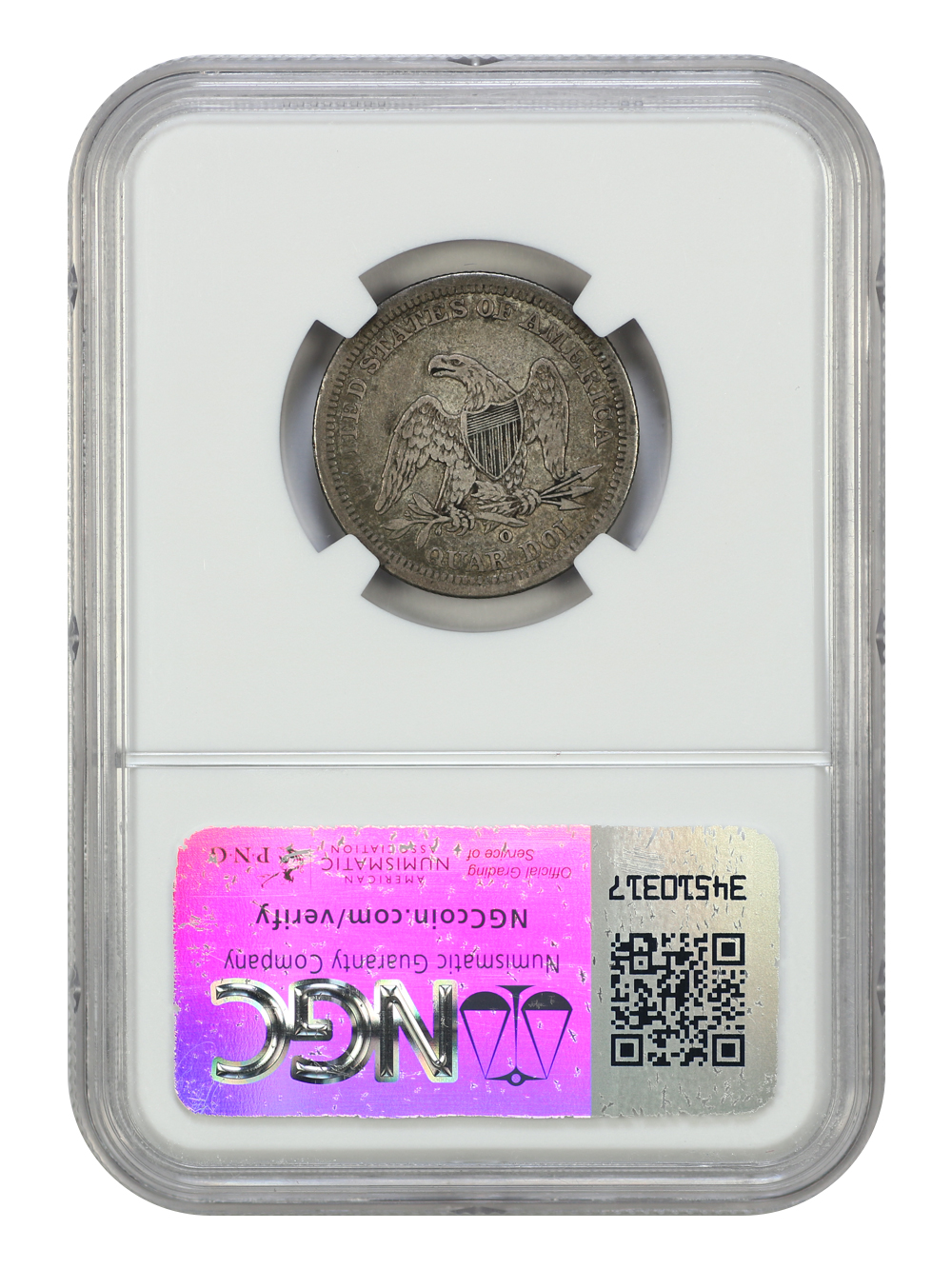 image for: 1843-O 25c NGC VF30