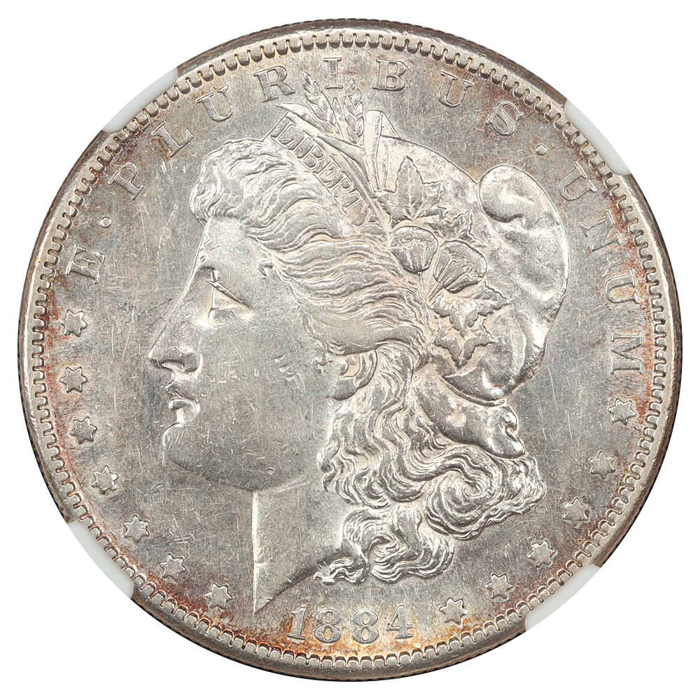 image for: 1884-S $1  NGC AU53