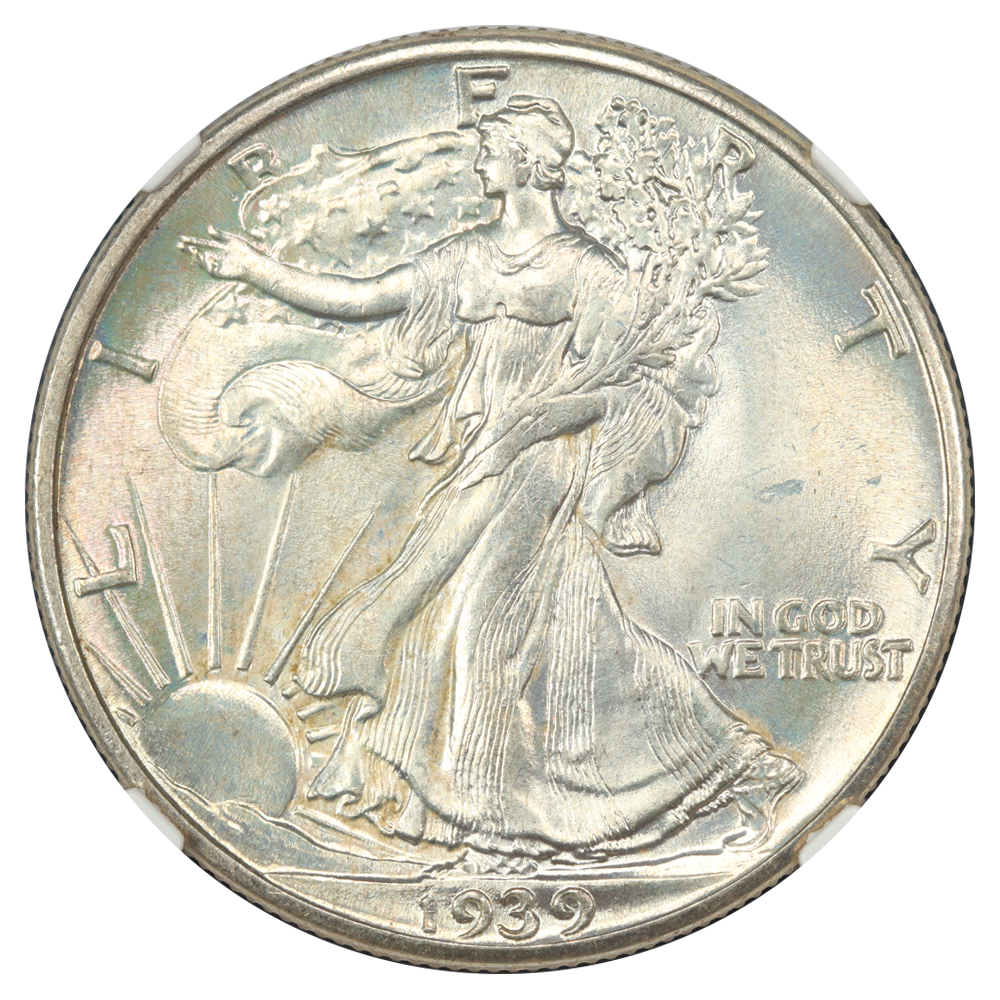 image for: 1939 50c NGC MS67