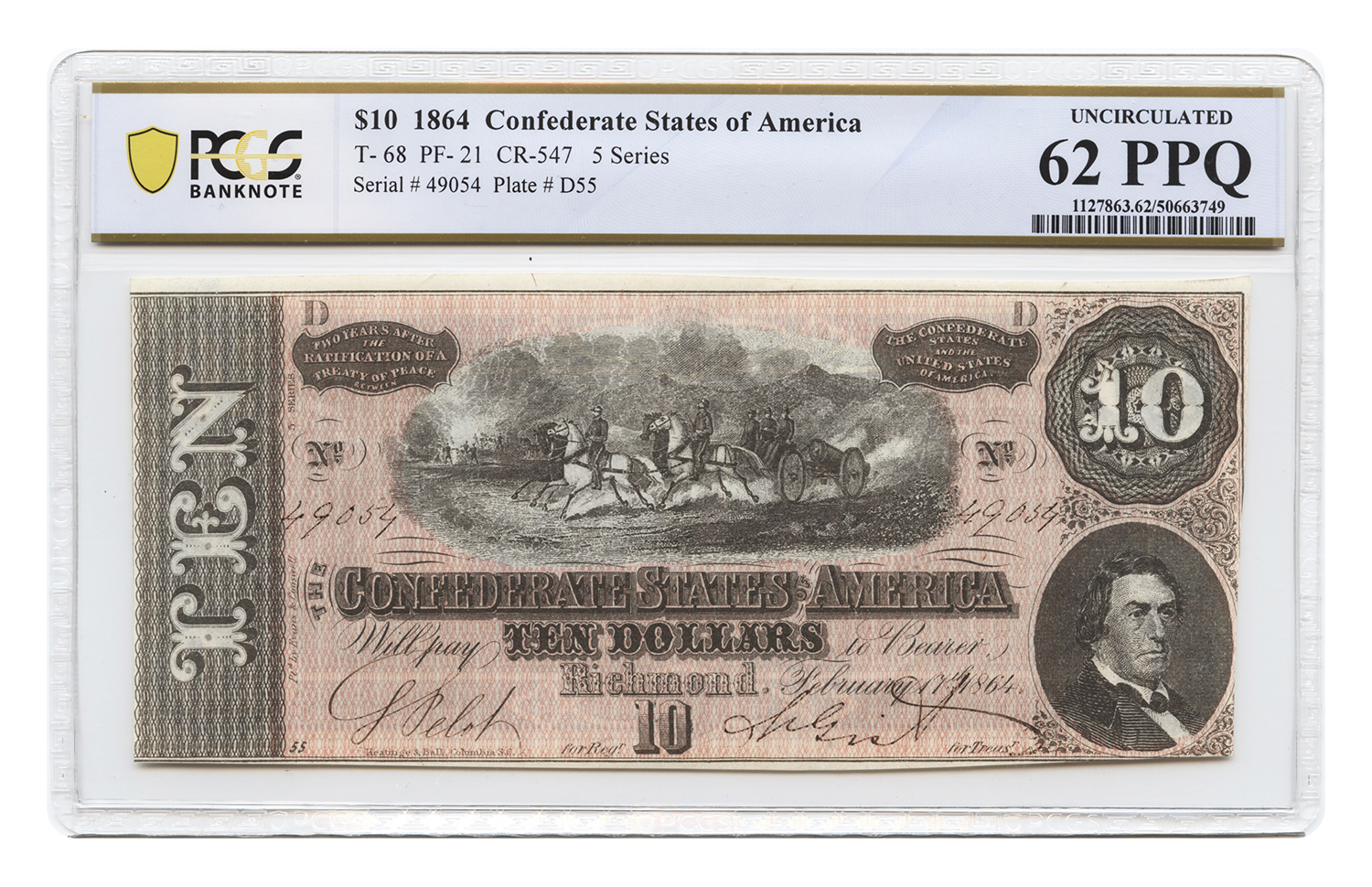 1864 - $10