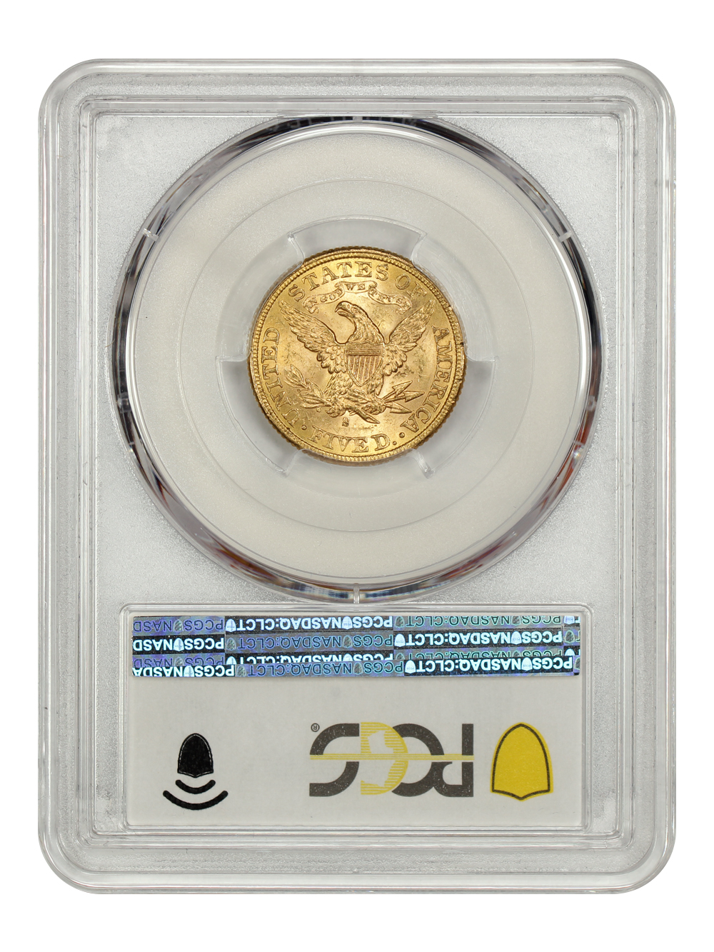 image for: 1899-S $5  PCGS MS63