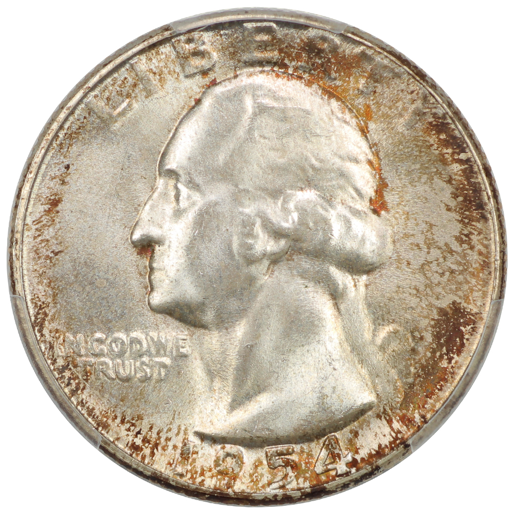 image for: 1954-S 25c PCGS MS67