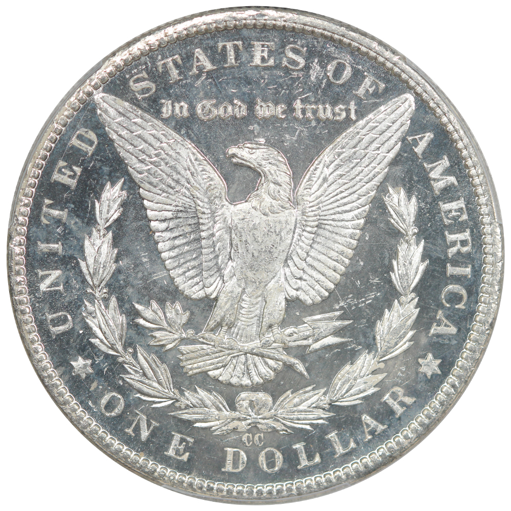 image for: 1884-CC $1  PCGS MS64 DMPL