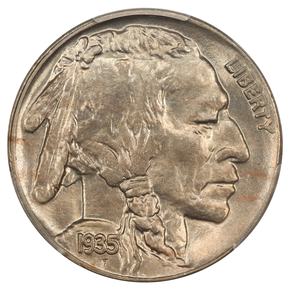image for: 1935-D 5c PCGS MS66
