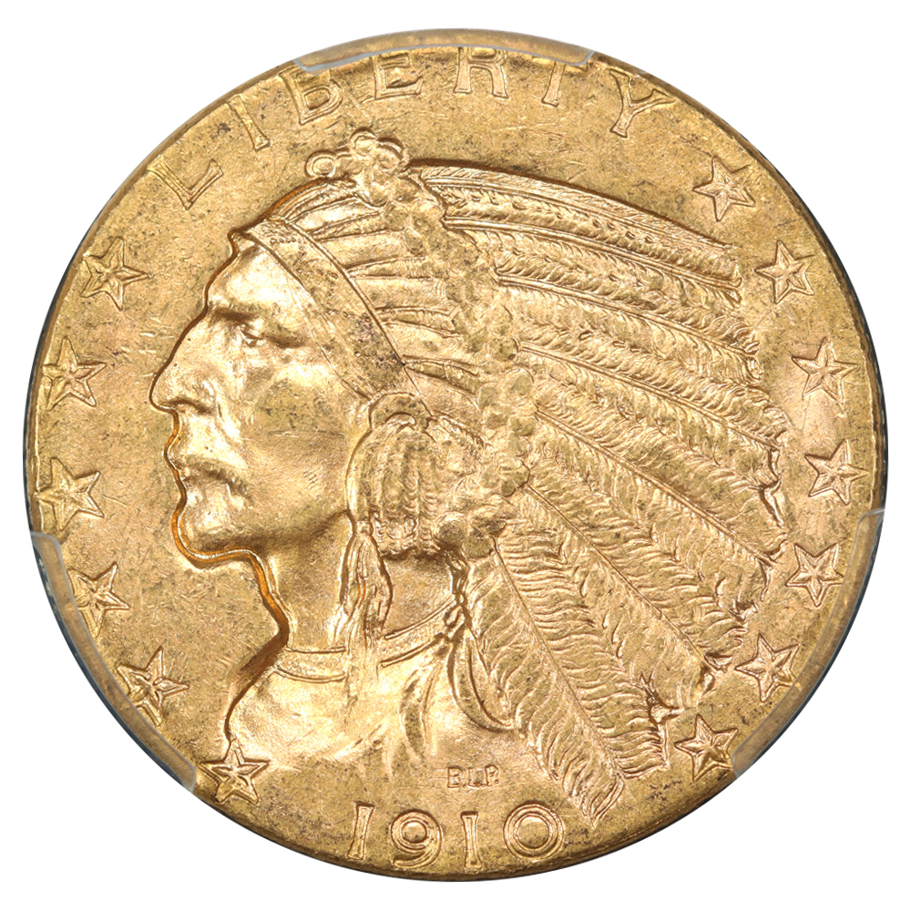 image for: 1910 $5  PCGS MS63