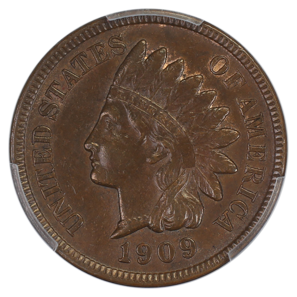 image for: 1909-S Indian 1c PCGS AU58 BN