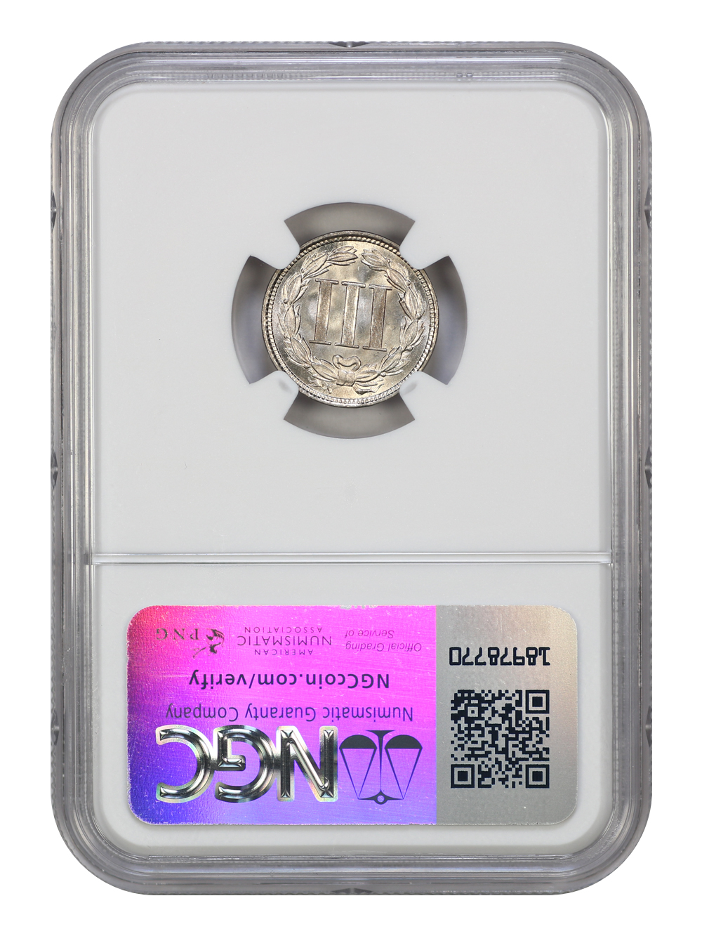 image for: 1866 3cN NGC MS65