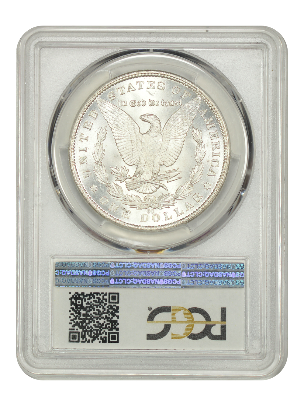 image for: 1890-CC $1  PCGS MS63