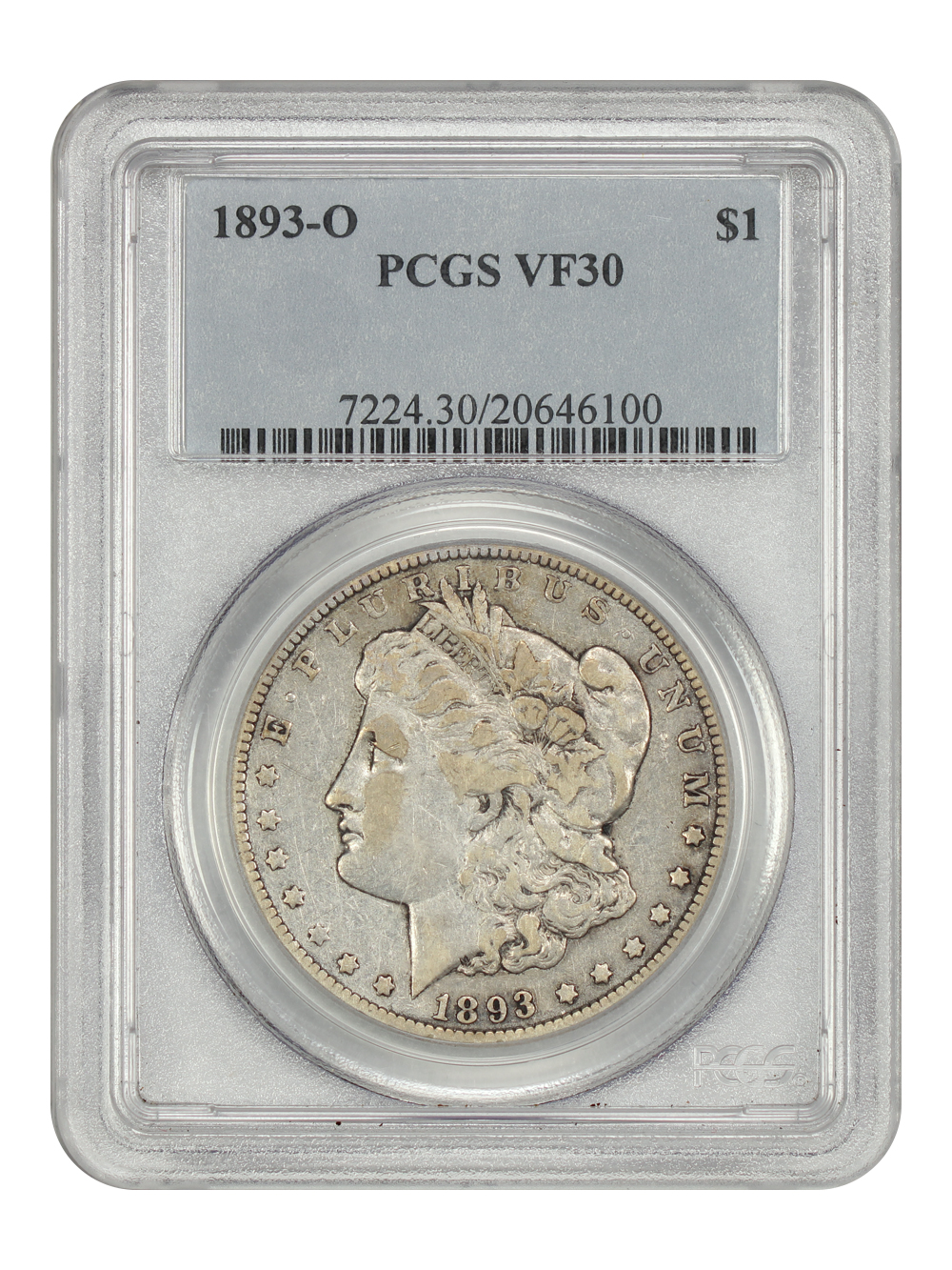 image for: 1893-O $1 PCGS VF30