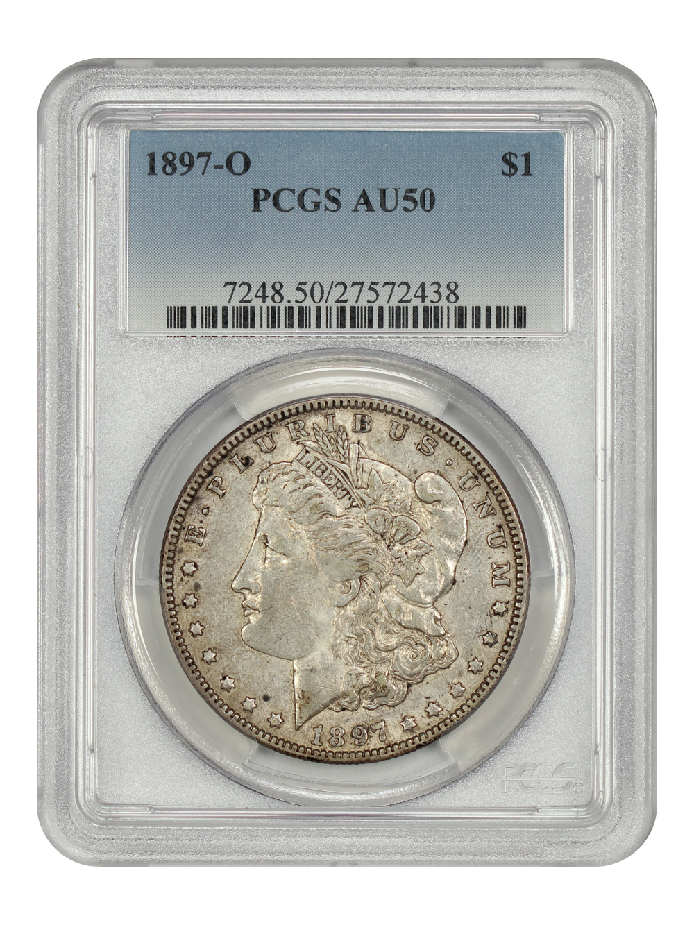 image for: 1897-O $1 PCGS AU50