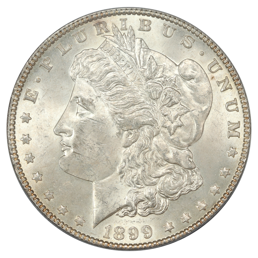 image for: 1899 $1  PCGS MS63