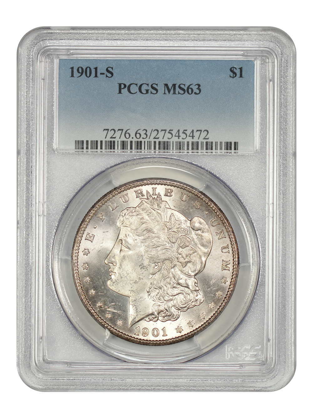 image for: 1901-S $1 PCGS MS63