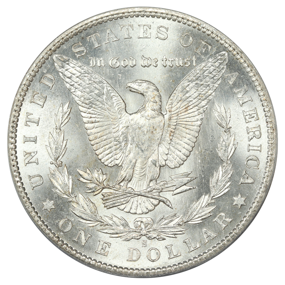image for: 1902-S $1 PCGS MS63