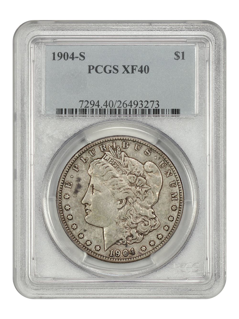 image for: 1904-S $1 PCGS XF40