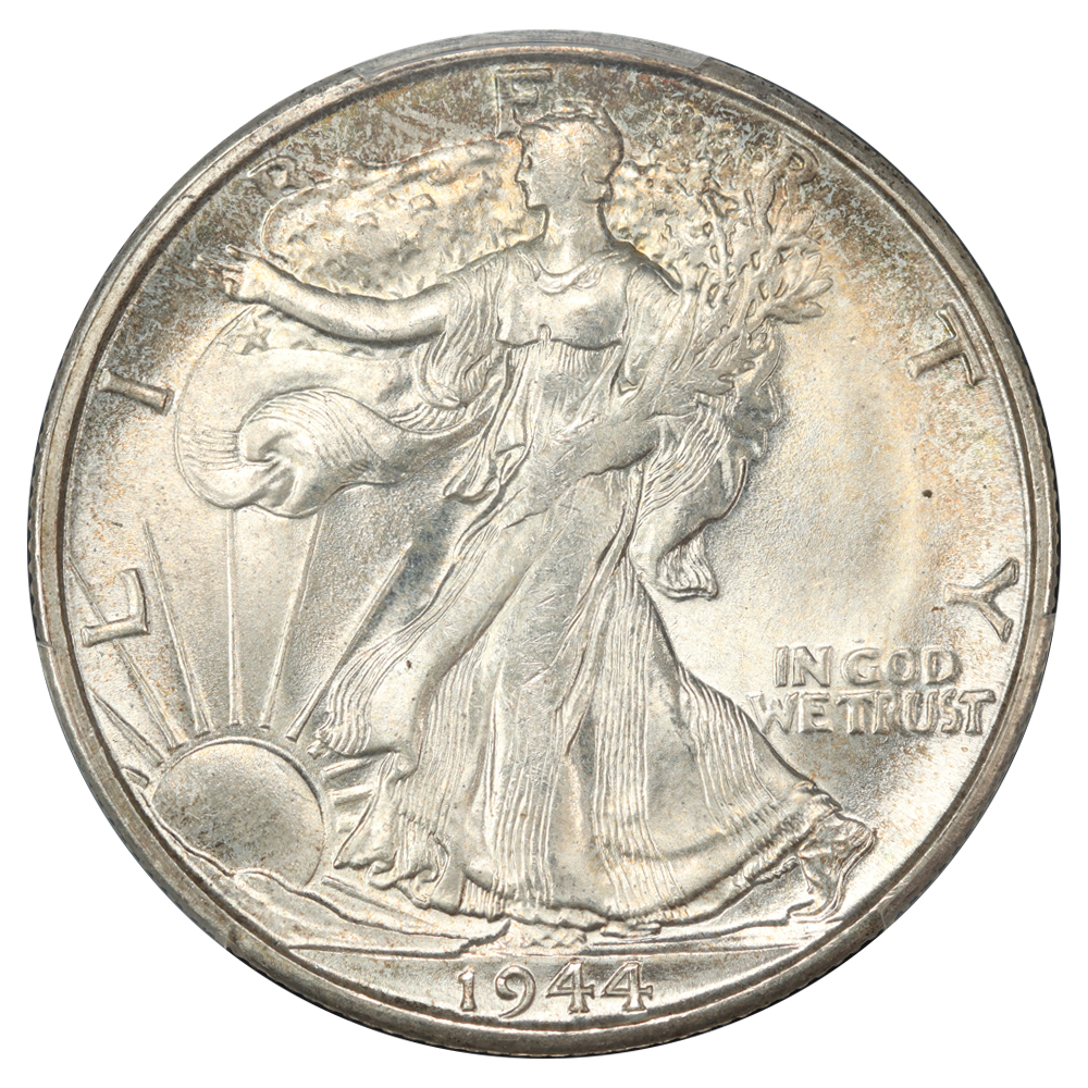 image for: 1944-S 50c PCGS MS65