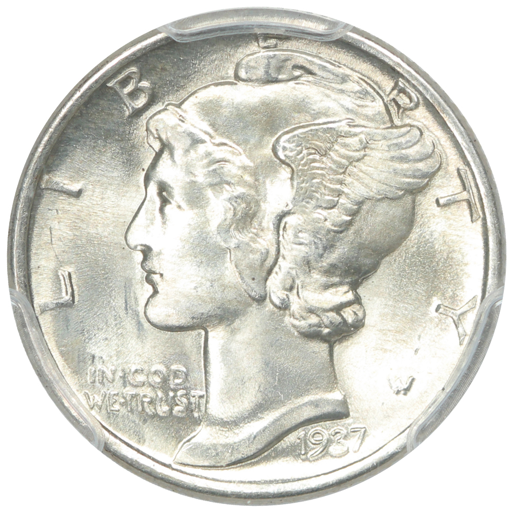 image for: 1937 10c PCGS MS66 FB