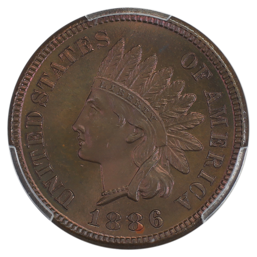 image for: 1886 Type 1 1c PCGS PR66 BN
