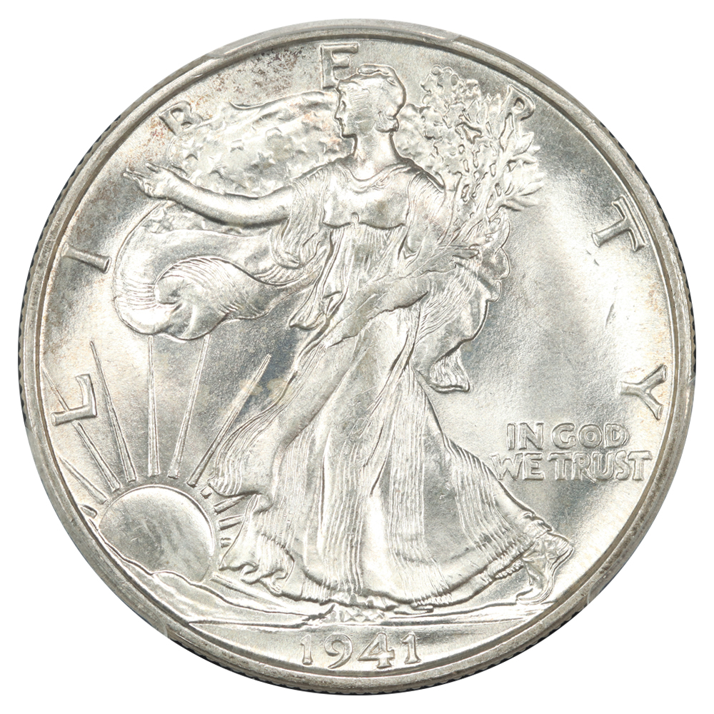 image for: 1941-S 50c PCGS MS65