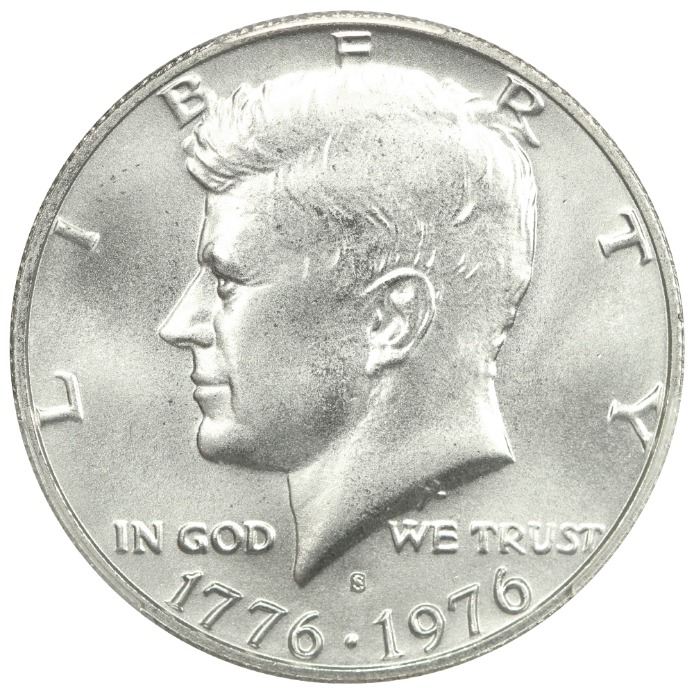 image for: 1976-S Silver 50c PCGS MS69