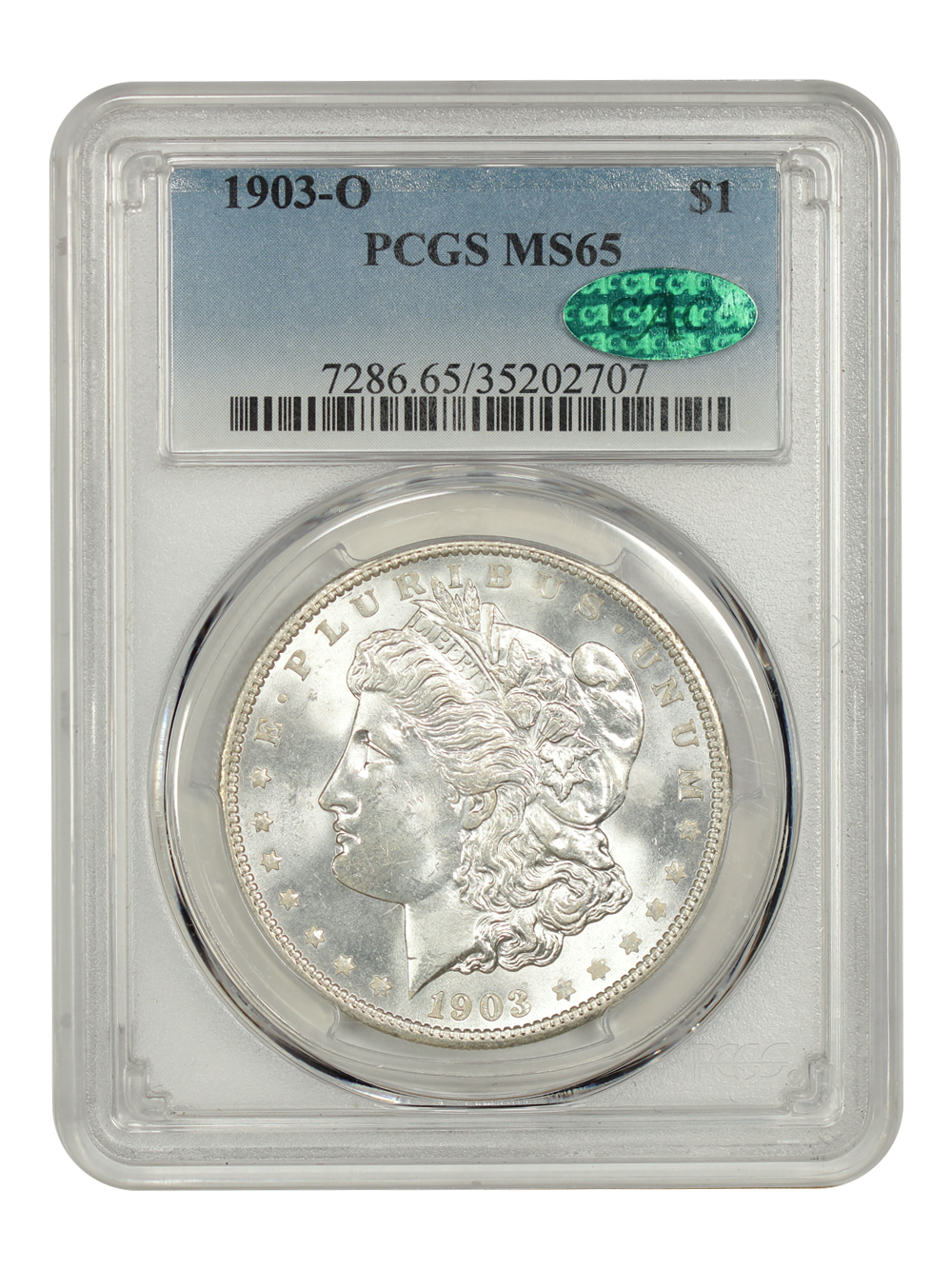 image for: 1903-O $1 PCGS MS65