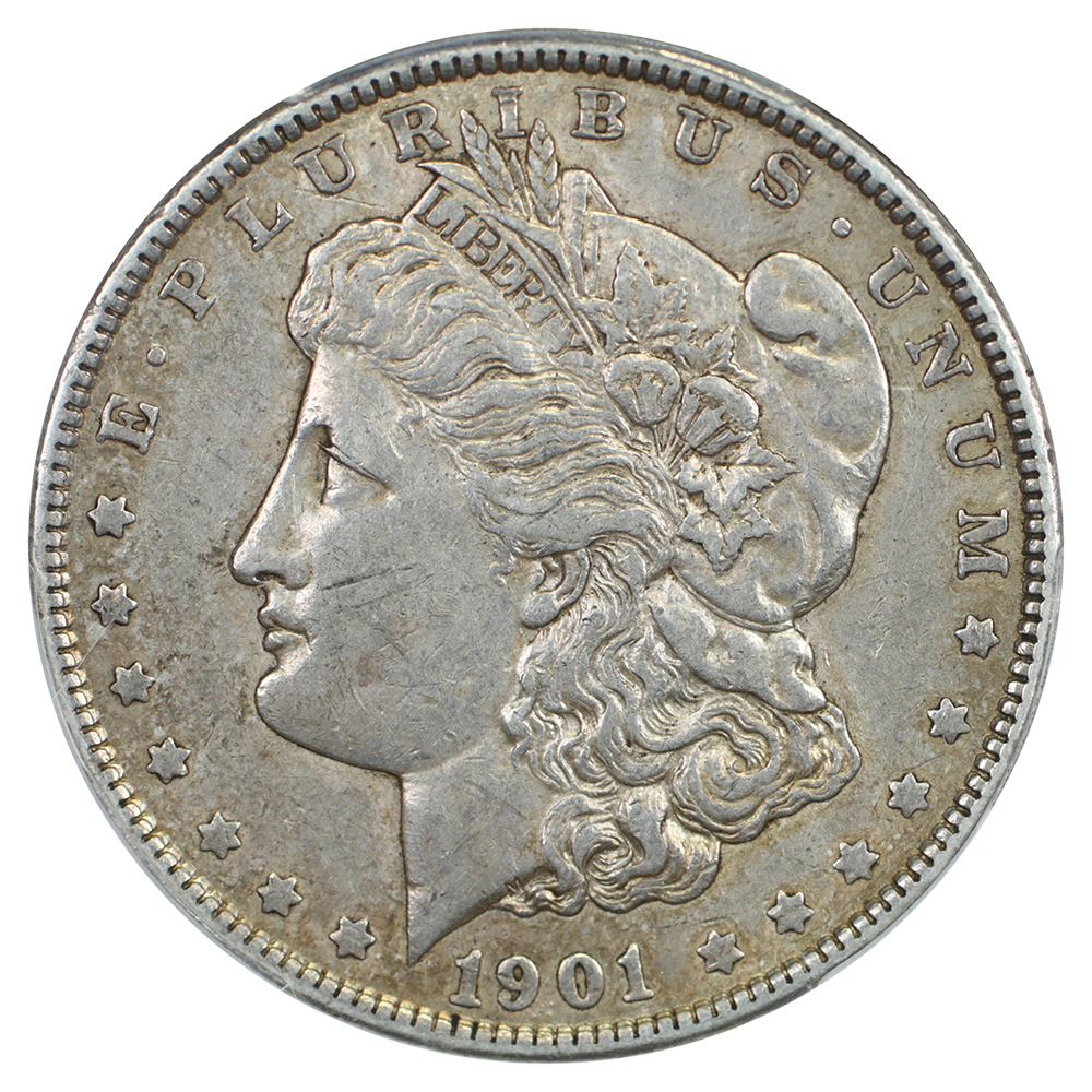 image for: 1901 $1 PCGS XF45