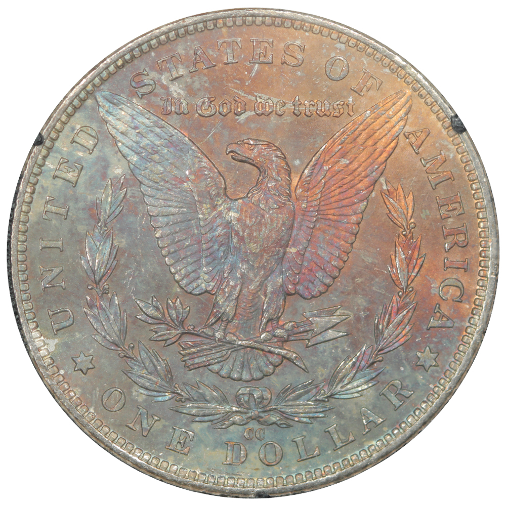 thumbnail for: 1883-CC GSA Hoard, Hard package $1  NGC MS63