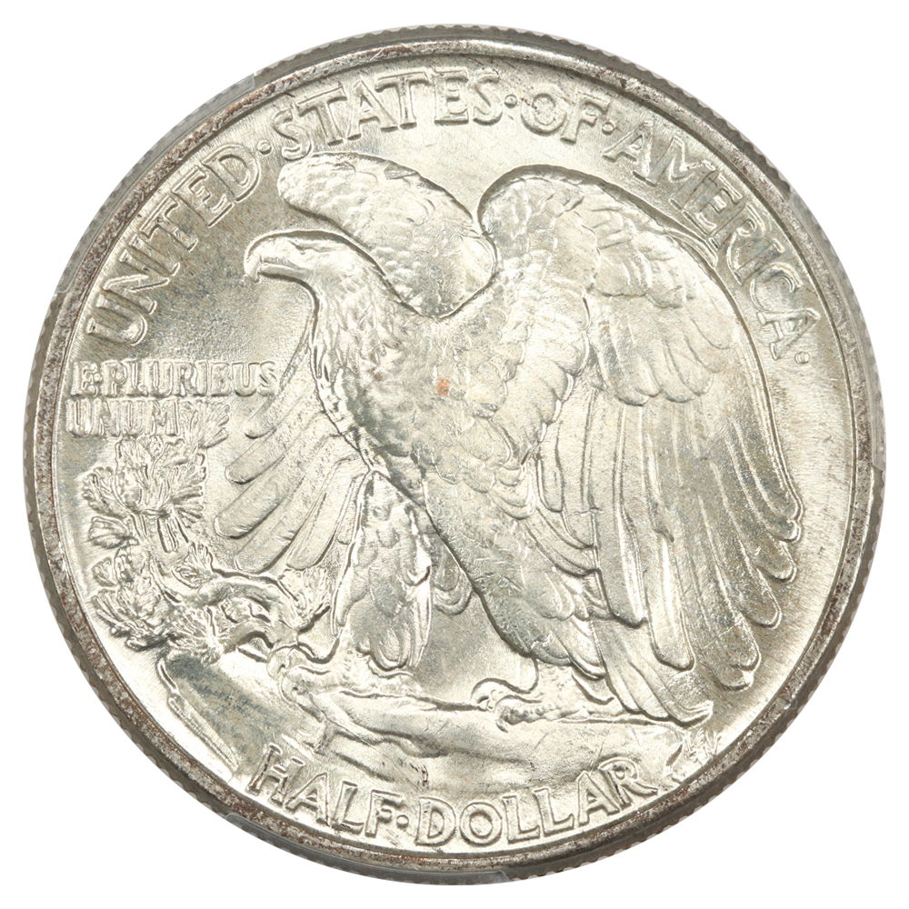 image for: 1945 50c PCGS MS66
