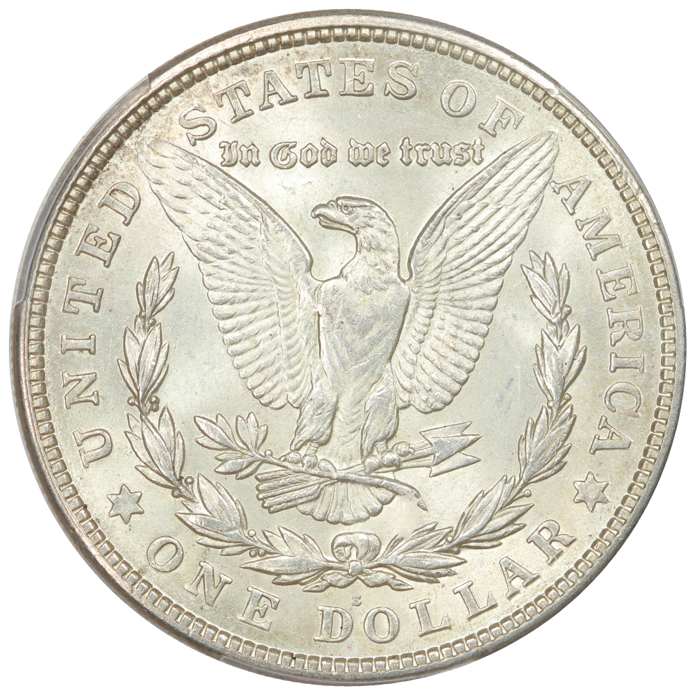 image for: 1921-S $1  PCGS MS63
