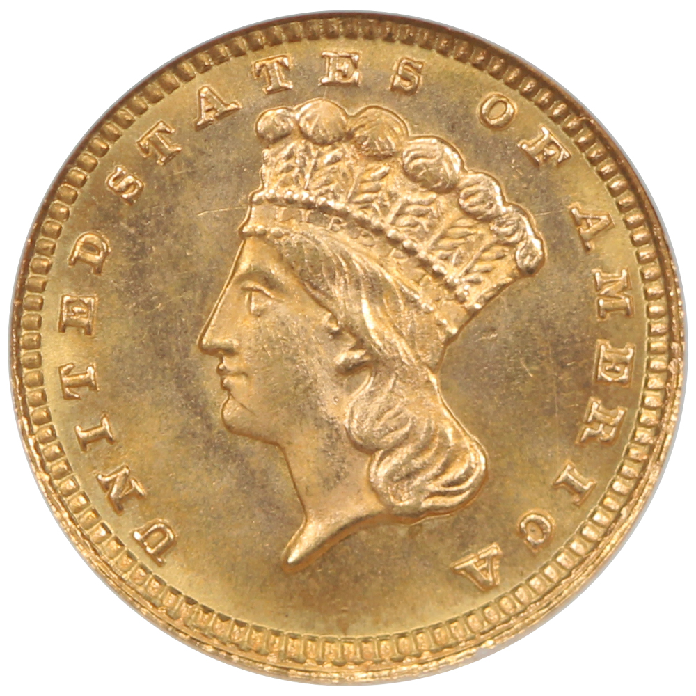 image for: 1881 G$1 NGC MS66