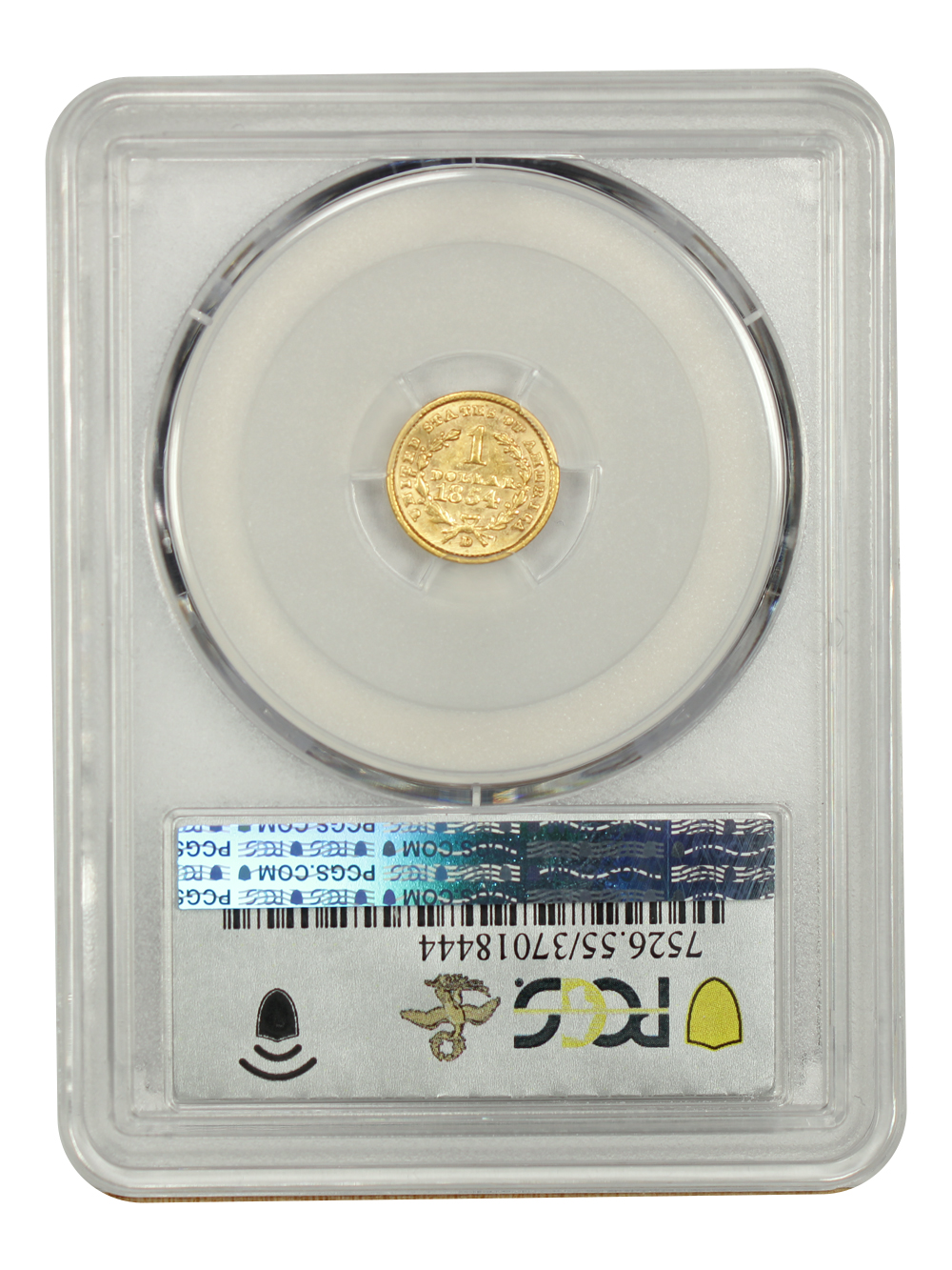 image for: 1854-D G$1 PCGS AU55