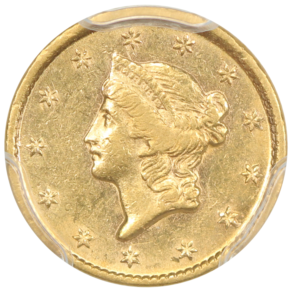 image for: 1854-D G$1 PCGS AU55