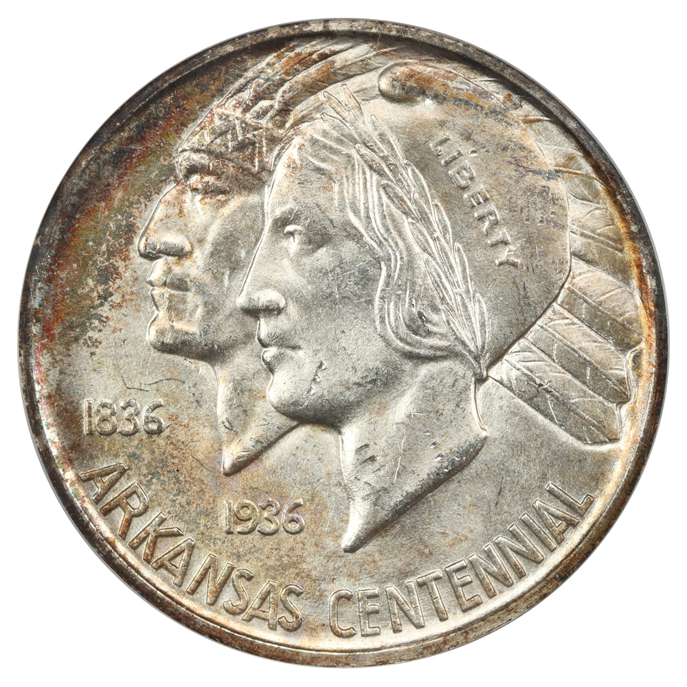 thumbnail for: 1935-S Arkansas 50c PCGS MS64