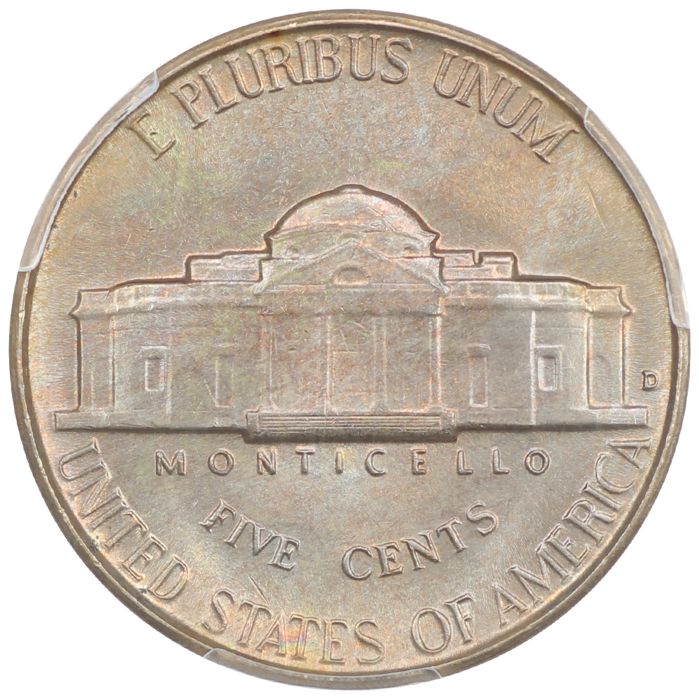 image for: 1950-D 5c PCGS MS65 FS