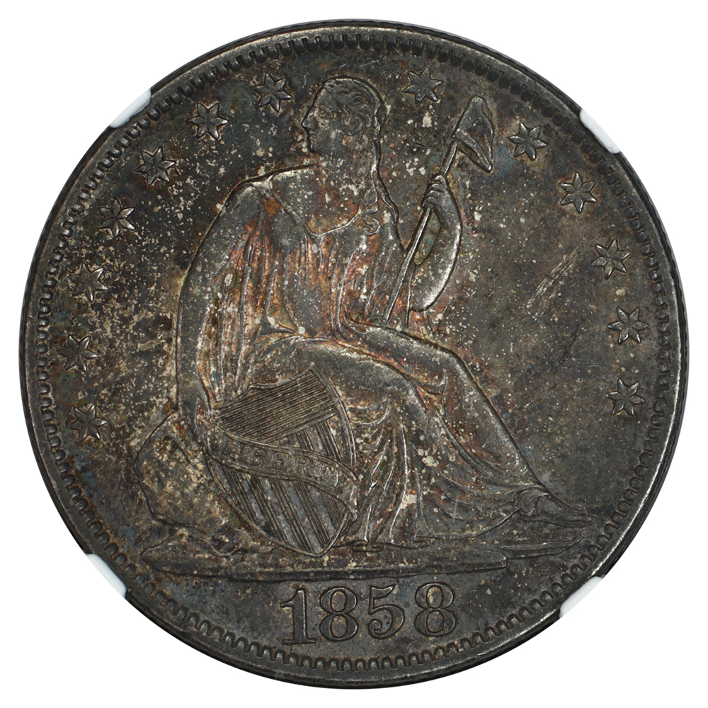 image for: 1858-O 50c NGC AU55