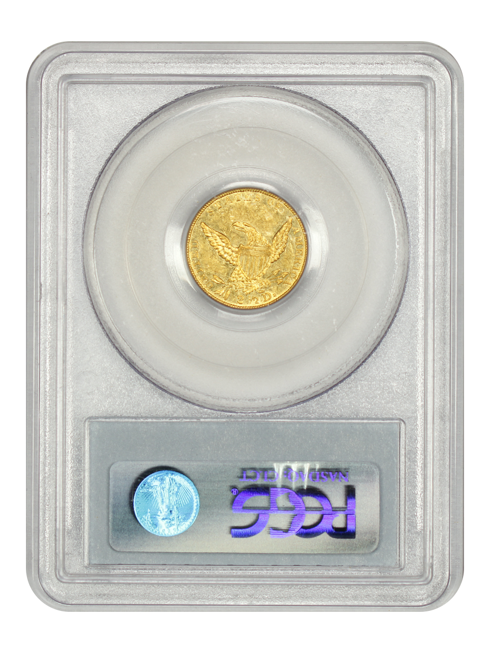 image for: 1839 $2 1/2 PCGS AU55