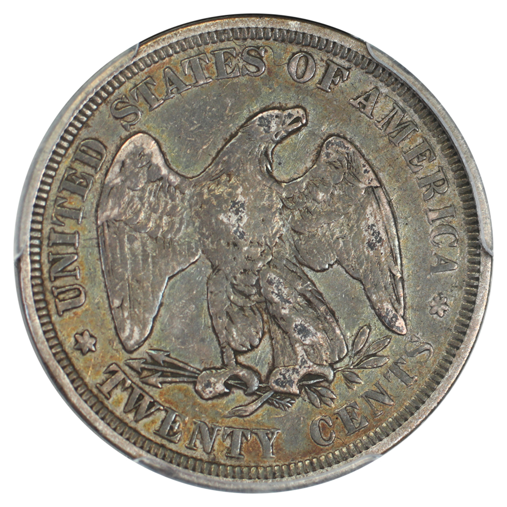 image for: 1875 20c PCGS VF35