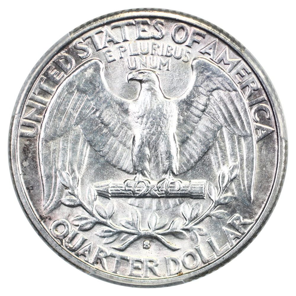 image for: 1932-S 25c PCGS MS62