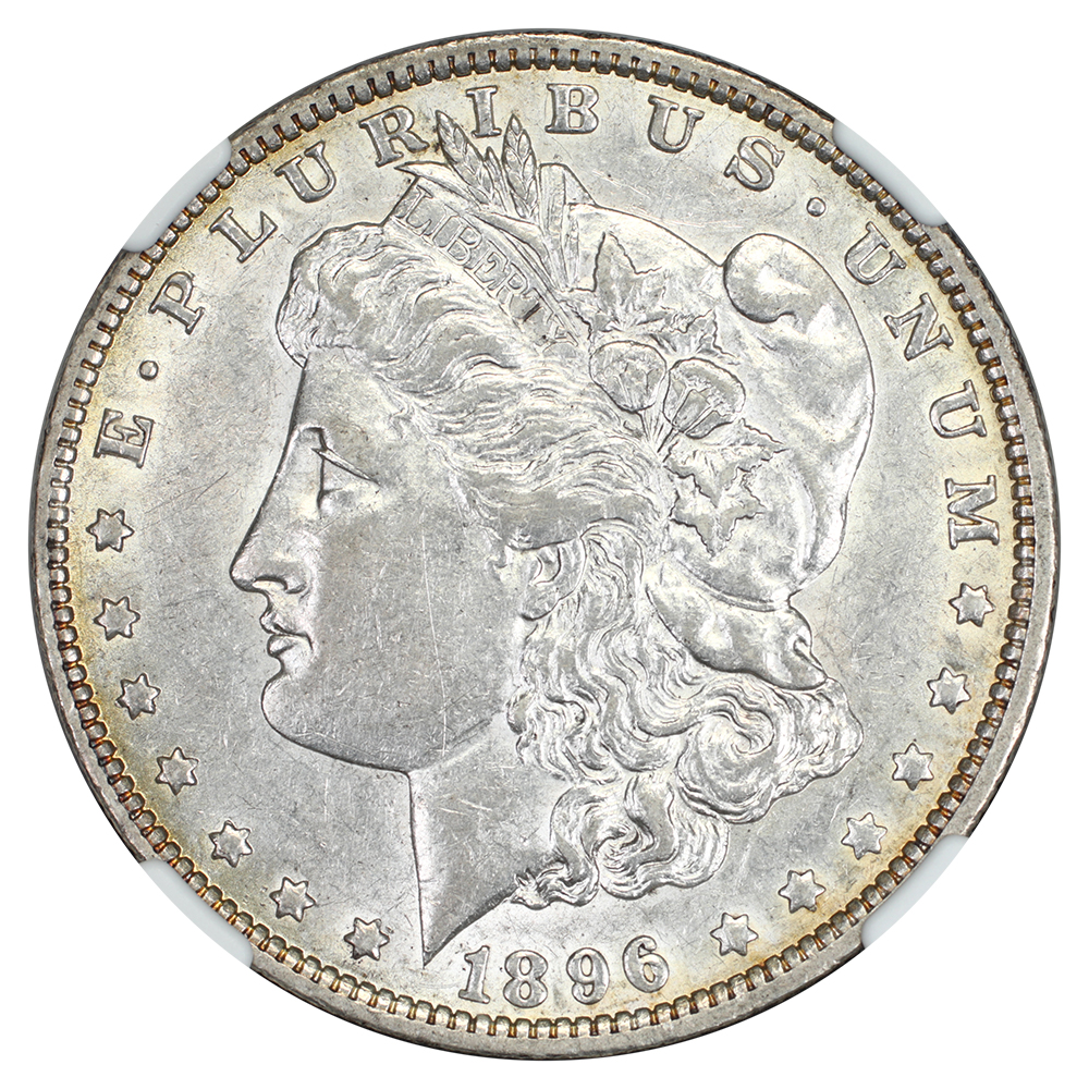 image for: 1896-O $1 NGC AU55