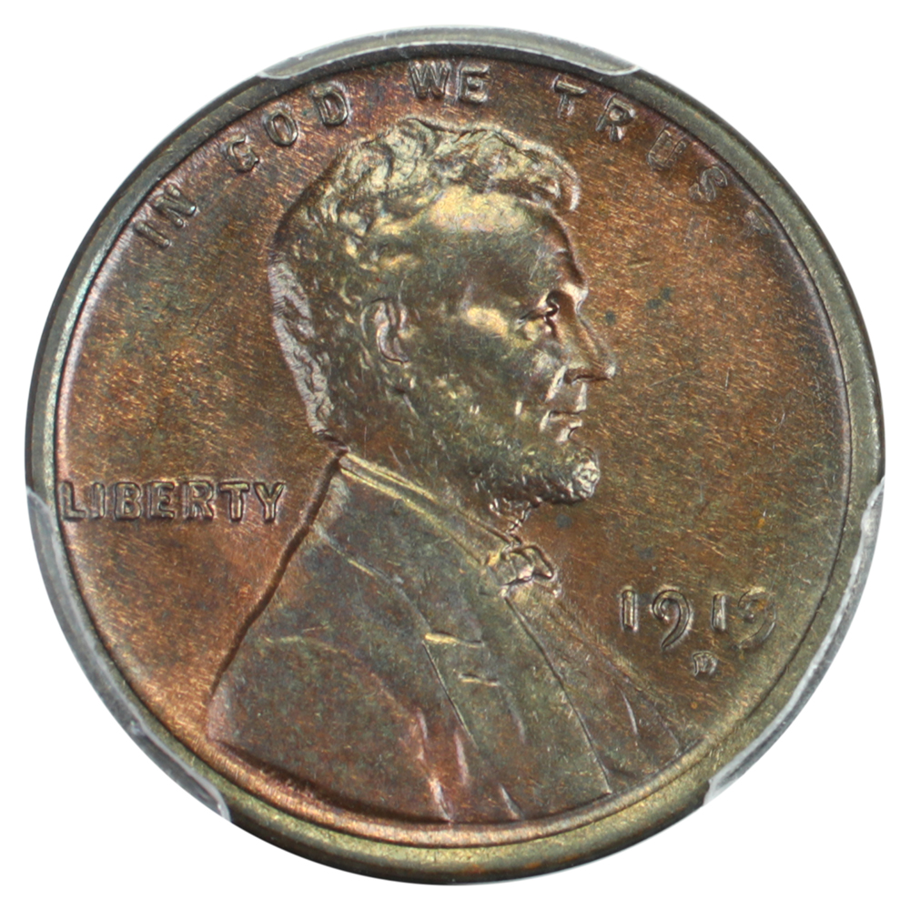 image for: 1919-D 1c PCGS MS64 BN