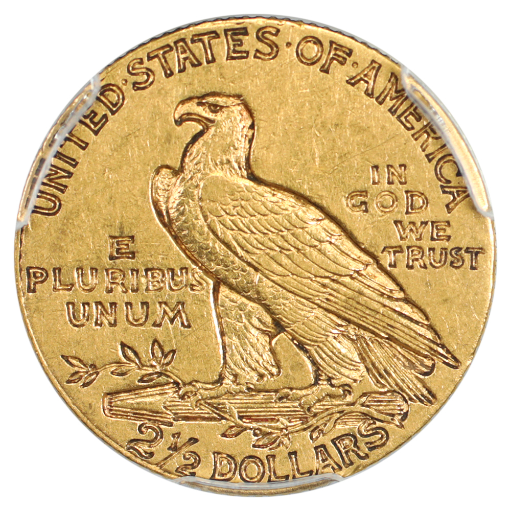 image for: 1911-D Strong D $2 1/2 PCGS XF45