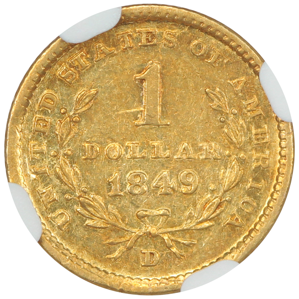 image for: 1849-D G$1 NGC AU55