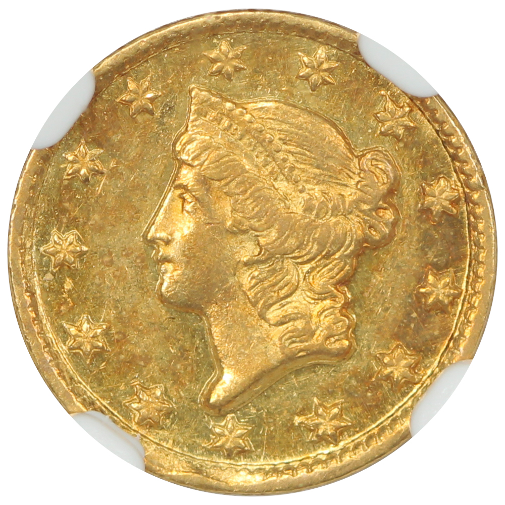 image for: 1849-D G$1 NGC AU55
