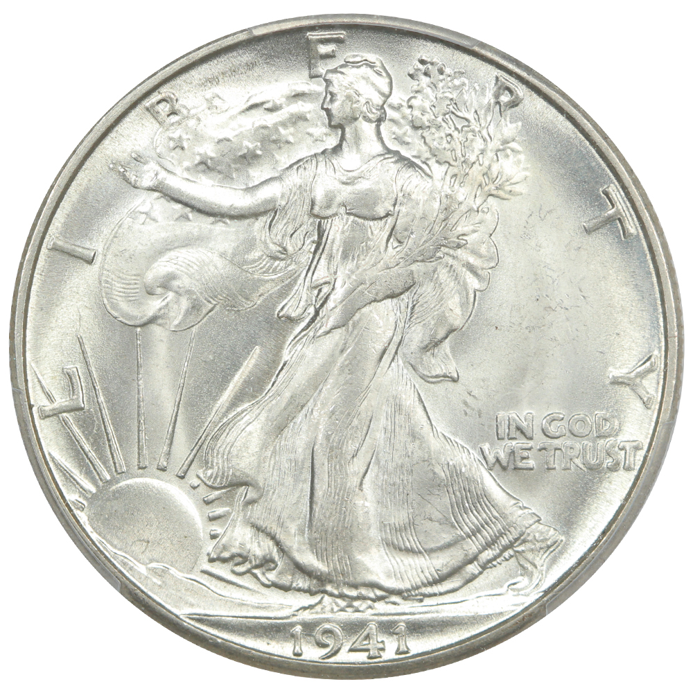 image for: 1941-D 50c PCGS MS65