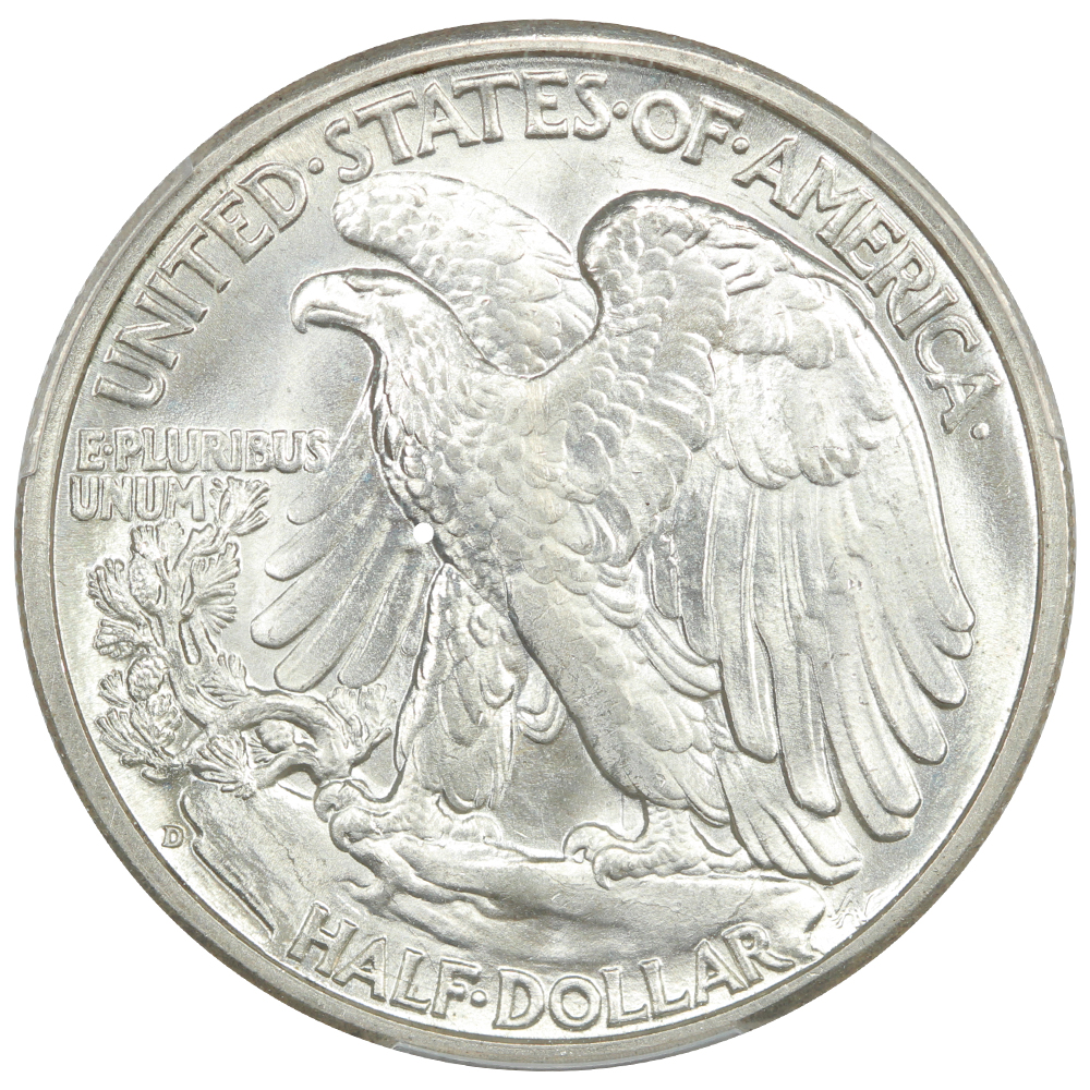 image for: 1941-D 50c PCGS MS65