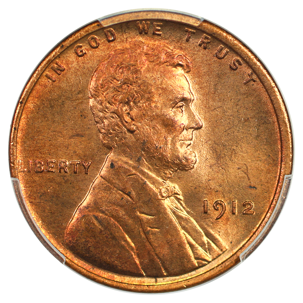 image for: 1912 1c PCGS MS65 RD