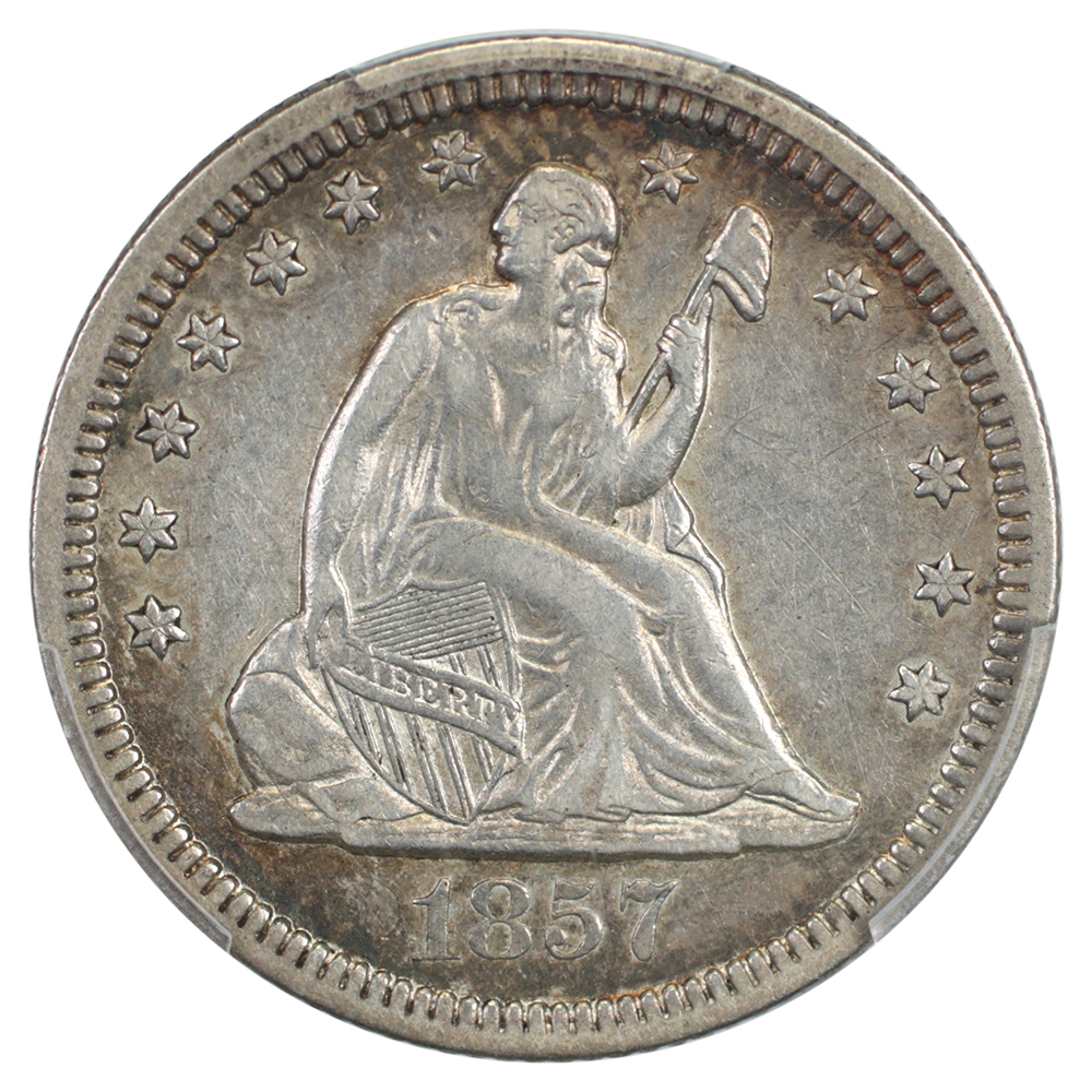 image for: 1857-O 25c PCGS XF45