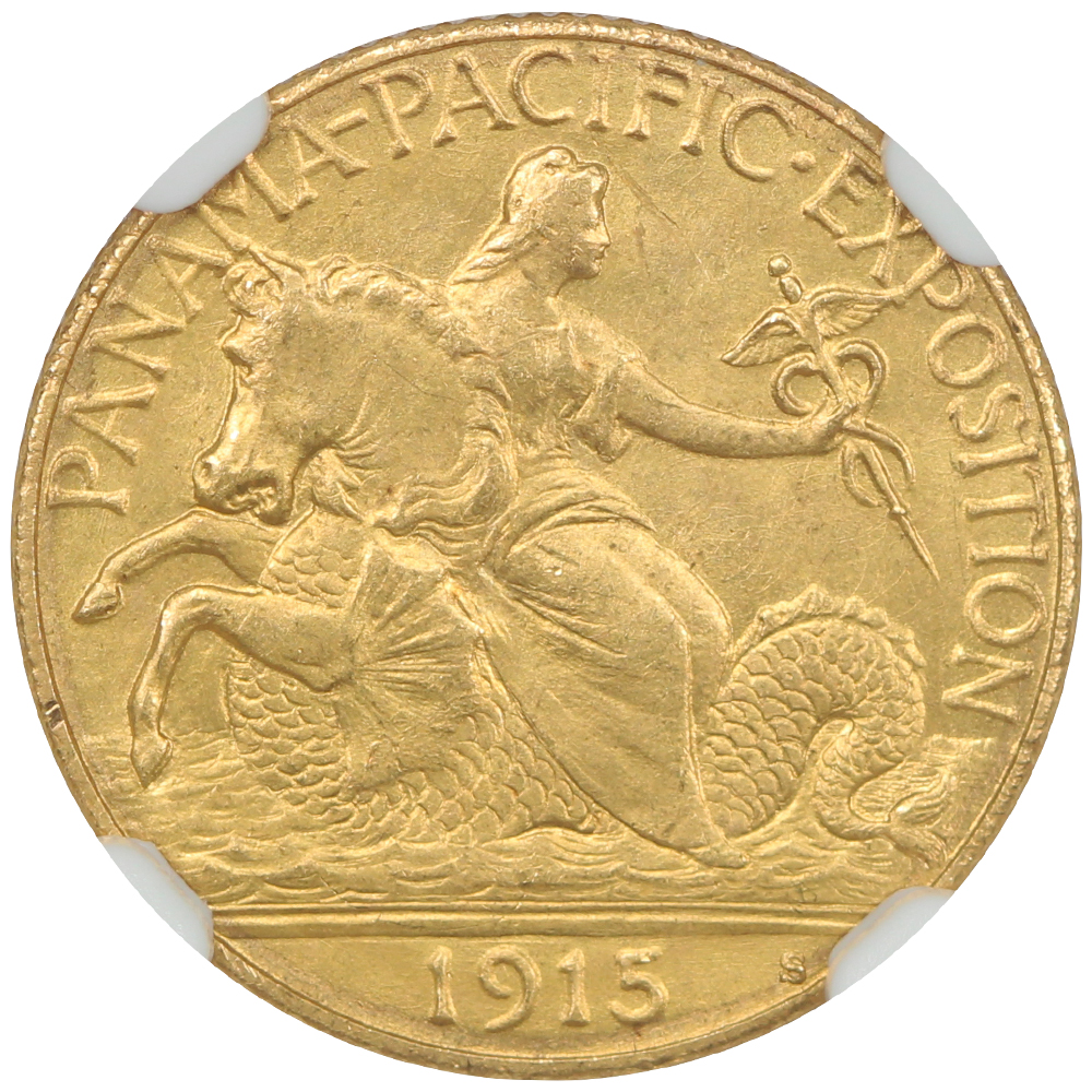 image for: 1915-S Panama-Pacific Expo $2 1/2 NGC MS64