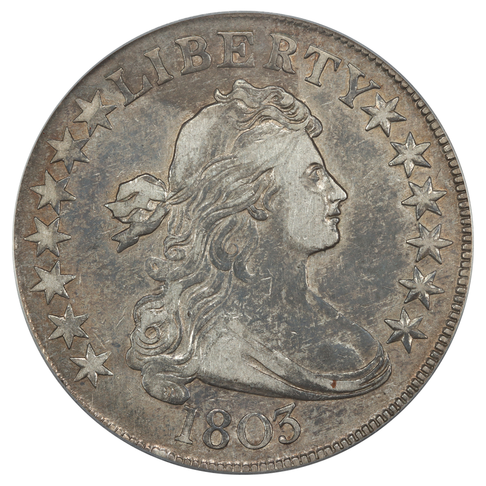 thumbnail for: 1803 Small 3 50c PCGS XF40